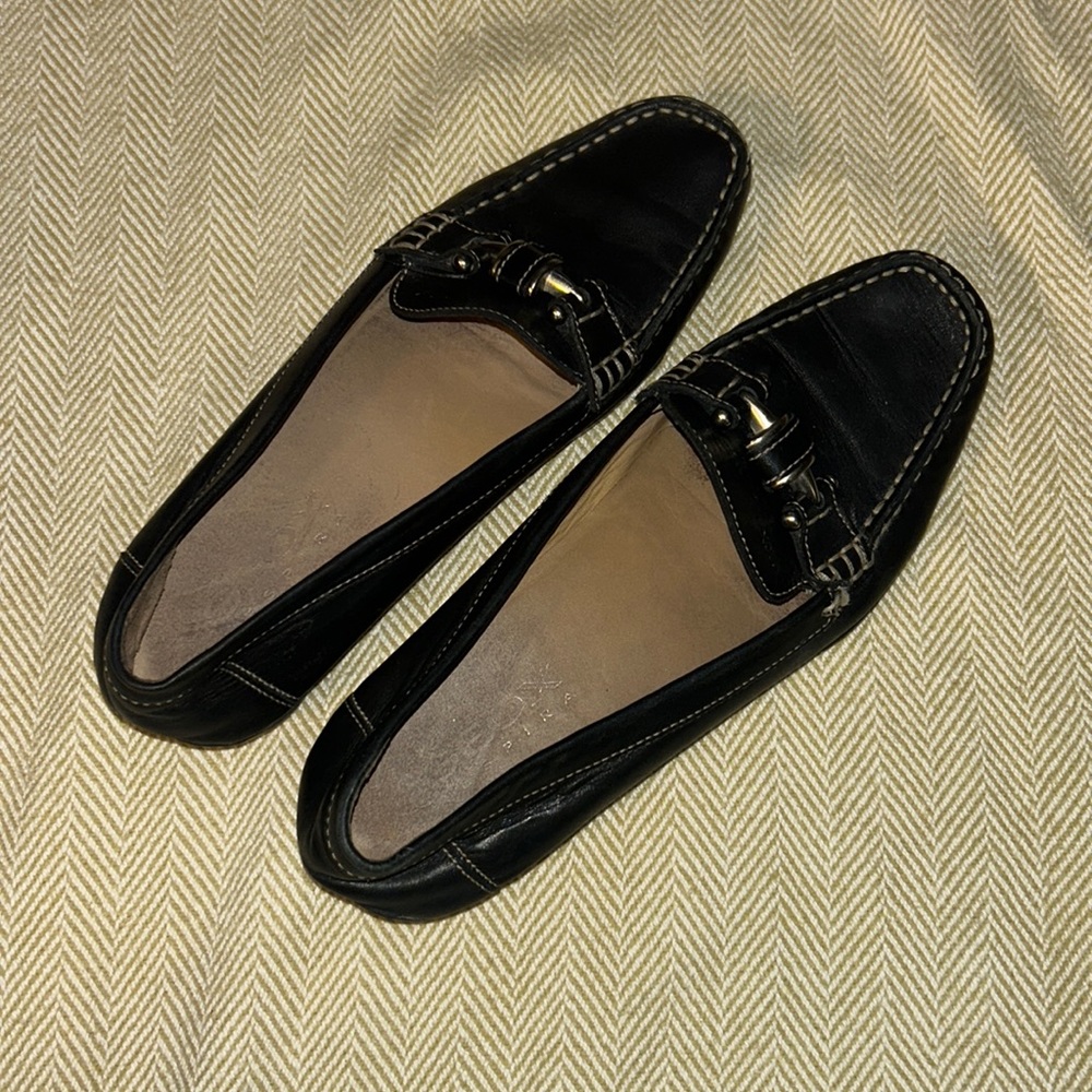 Geox Black Loafers